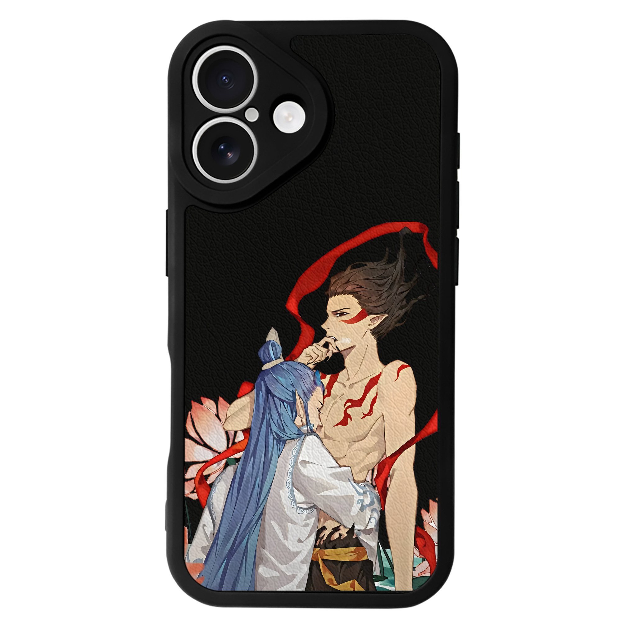 （画像用） Ne Zha 2 ナタ 魔童の大暴れ 【iPhone 16シリーズ対応】シリコンスマホケース（レザー調） 材質：シリコン